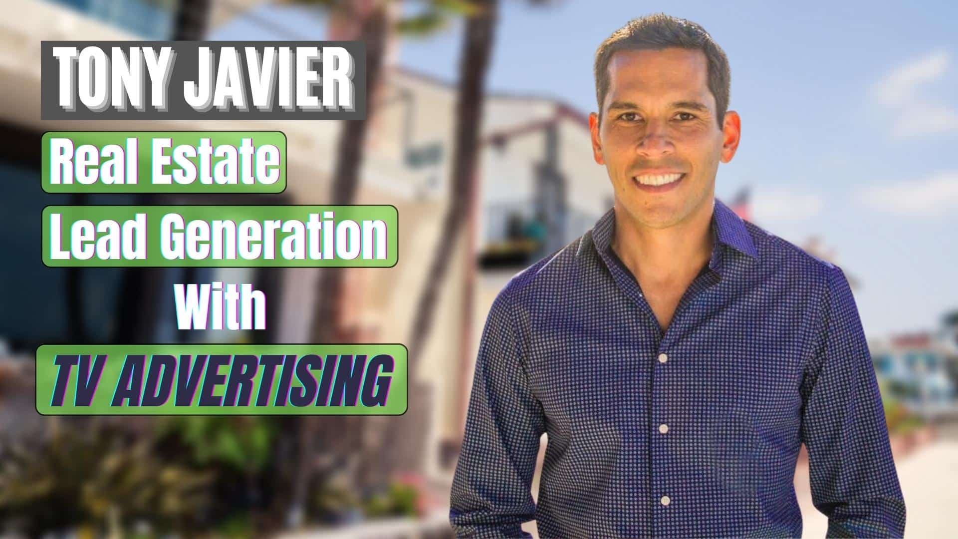Tony Javier in San Diego doing TV advertising